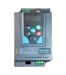 درایو AC (اینورتر) ۱٫۵ کیلو وات سهند مدل SAHAND ورودی ۲۲۰ ولت تک فاز