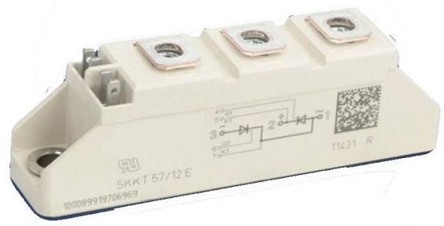 SKKT57/12E ماژول دوبل تریستور